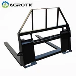 Agrotk 48IN Pallet Fork Frame Attachment Skid Steer Loader Accessories. Fixed Price $756.70.