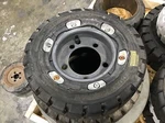 Continental Sc Solid Forklift Tire 15X4.5-8 3" Rim 125/75-8 #34B40PR3. Fixed Price $150.00.