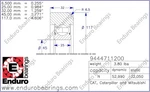 9444711200 Mitsubishi Cat Mast Guide Forklift Roller Bearing Enduro Brand. Fixed Price $81.74.