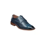 25630-400 Stacy Adams Tedesco Cap Toe Oxford Lizard Leather Dress Shoes Blue. Fixed Price $92.00.