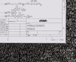 Crown RC3020-30 Stand Up Forklift Hydraulic Schematic Diagram Manual. Fixed Price $113.58.