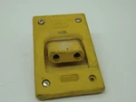 Brad Harrison 22801 Yellow Safety Angle Receptacle 25A 2P *missing Screw* Used. Fixed Price $30.99.