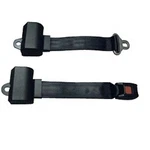 110" Dual Retracting Forklift Seat Belt - Black. Fixed Price $89.00.
