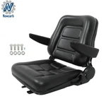 Foldable Forklift Seat Pvc Excavator Universal W/ Adjustable Back & Armrest. Fixed Price $77.94.