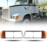 Headlight Bezel With Led Turn Signal Assembly Compatible Freightliner Fl.... Fixed Price $173.41.