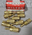 Lot 10 Milton 3/8" Barb Body W/ Drag Guard Coupler Style 717-6. Fixed Price $44.89.