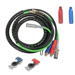 Labwork 15FT 3-IN-1 Wrap Set Air Line Hose W/accessorie For Semi Truck Trailer. Fixed Price $88.84.