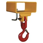 Caldwell 5S-1 1/2-4 Forklift Lifting HOOK,3,000 Lb,yellow 8AJD2. Fixed Price $265.45.