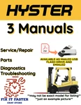 Hyster Forklift (B299) H170FT Service Repair Parts Diagnostic Manual Pdf On Usb. Fixed Price $59.99.