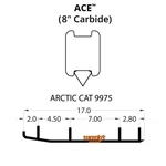 Woody's Ace 8.0" Carbide Runners Arctic Cat F 1100 Turbo Snopro Ltd (2012-2013). Fixed Price $181.15.