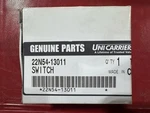 New-genuine Unicarriers 22N54-13011 Tcm Horn Switch***fast Free Shipping***. Fixed Price $39.25.