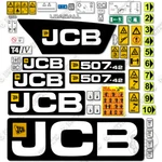 Fits Jcb 507-42 (tier 4) Decal Kit Telehandler Telescopic Forklift 3M Vinyl!. Fixed Price $249.95.