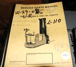 Yale Model Mcw Forklift Parts Manual Pallet Stacker Walkie Book Catalog List 2K. Fixed Price $29.97.