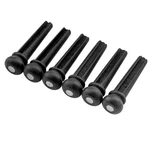 Musiclily Pro Slotted Ebony Acoustic Guitar 3 Cm, Black W/ White Dot. Fixed Price $23.99.