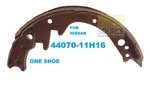 44070-11H16 Nissan Forklift Brake Shoe Individual SF001. Fixed Price $27.50.