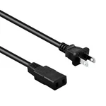 8FT Premium Technology PWC-178 Power Cord Lead Iec C9 To Nema 1-15P Cable PWC178. Fixed Price $12.87.