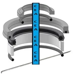 8033489 Hydraulic Cylinder Seal Kit Fits Koehring. Fixed Price $24.42.
