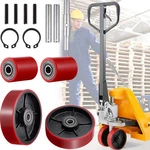 Pallet Jack Truck Wheels Replacement Kit 20MM Id Bearings Steer Load. Fixed Price $37.99.