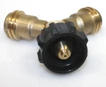 Propane Y Splitter Dual Connector Two Lpg Hoses Can One Tank. Fixed Price $19.99.