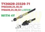 26620-23320-71 26620-22800-71 Accelerator Cable (33+7/8 ) For Toyota Series. Fixed Price $6.40.
