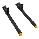 Garveetech 43 In 2500 Lbs Clamp On Pallet Forks Heavy Duty Tractor Quick. Fixed Price $109.60.