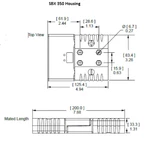 6351 Anderson Original Sbx 350 Battery Connector Housing Blue. Fixed Price $24.00.