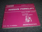 Nissan KCPH01A15PV KCPH01A18V KCPH0A18PV KH01 Forklift Parts Catalog Manual Xz. Fixed Price $127.85.