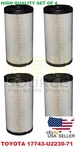 17743-U1100-71 17743-U2230-71 17741-23600-71 Air Filter Toyota 4Y FA042 Set Of. Fixed Price $43.00.