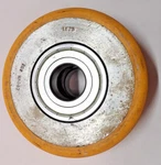 Crown Load Wheel Assy Bearing 402 Compound LE25 Forklift. Fixed Price $50.00.