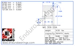 Mast Guide Bearing Enduro Brand Forklift Roller Ships Fast!!. Fixed Price $34.74.