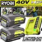 For Ryobi 40V Ah Lithium Ion Battery 40-VOLT OP40605VNM OP40602 /rapid Charger. Fixed Price $24.00.