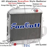 3 Row 52MM Aluminum Radiator Fits Nissan Forklift 546117 214606G000 214606G102. Fixed Price $239.00.