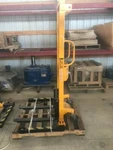Vestil Manual Hand Winch Adjustable Pallet Stacker Forklift, Cap 770 Lb. Fixed Price $1000.00.