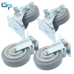 Pcs Inclined And Belt Brakes 4" Swivel Caster Wheels Load Capacity 1200LBS. Fixed Price $30.26.