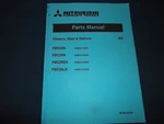 Mitsubishi FBC20N FBC25N FBC25EN FBC25LN Forklift Parts Manual Book Catalog. Fixed Price $59.99.