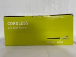Lazyboi LA808 Green Lightweight Cordless 21V Electric Leaf Blower W/2 Batteries. Fixed Price $49.95.