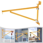 Wall Mount Jib Crane, Alloy Steel Hoist Bracket 441 Lbs Capacity, 180 Rotation. Fixed Price $100.79.