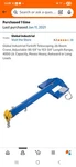 Global Industrial Forklift Telescoping Jib Boom Crane, 86-1/4" 153-3/4"L, 400. Fixed Price $660.00.