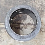 16-1/4 X 11-1/4" Solideal Press-on Smooth Forklift Tire Metric 413/178-285.8. Fixed Price $200.00.