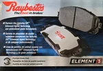 Raybestos Element 3 EHT1184H Brake Pads With Clips. Fixed Price $18.95.