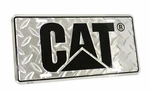 New - Aluminum Diamond Plate License Tag Caterpillar Truck Equipment Gift. Fixed Price $15.99.