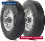 Ar-pro (2-PACK) 10" X 2.5" Solid Rubber Replacement Tires Flat-free. Fixed Price $52.86.