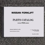 Nissan WGF03A40V Forklift Truck Parts List Catalog Manual Book CF160-U. Fixed Price $139.30.