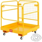 Forklift Safety Cage, 1200 Lbs Load Capacity, 36 X Inches Folding Wo. Fixed Price $217.65.