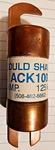 New Ferraz Shawmut ACK-100 Fuses ACK100 /125AMP/125VAC/10KA. Fixed Price $29.00.