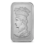 1 Oz Gothic Crown Silver Bar (new). Fixed Price $89.37.