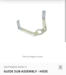 New Guide Sub-assembly Hose (68353-23330-71) Toyota Forklift Oem. Fixed Price $189.00.