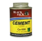 CE-508 Blackjack Flammable Cement 8OZ Brush Top Can Tire Patch Repair Glue Usa. Fixed Price $23.35.