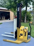 2014 Yale 4000LB Electric Walkie Stacker Forklift Truck Sideshift 879 Hrs!. Fixed Price $6200.00.
