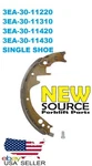 3EA-30-11220 3EA-30-11310 3EA-30-11420 Komatsu Single Brake Shoe + Pins SF001. Fixed Price $27.50.